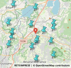 Mappa Via Belvedere, 23892 Bulciago LC, Italia (4.53563)