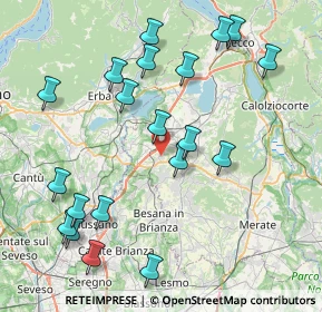 Mappa Via Belvedere, 23892 Bulciago LC, Italia (9.0105)