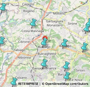 Mappa Via Belvedere, 23892 Bulciago LC, Italia (3.03583)