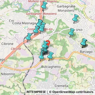 Mappa Via Belvedere, 23892 Bulciago LC, Italia (0.8765)