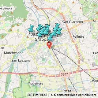 Mappa Via Ca' Rezzonico, 36061 Bassano del Grappa VI, Italia (1.3)