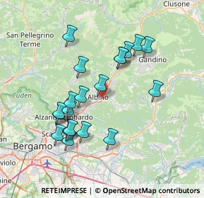 Mappa SP 35, 24021 Albino BG, Italia (6.968)