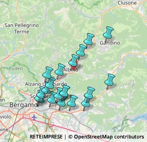 Mappa SP 35, 24021 Albino BG, Italia (7.314)