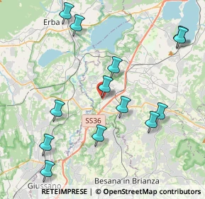 Mappa Via Nazario Sauro, 23895 Nibionno LC, Italia (4.54462)