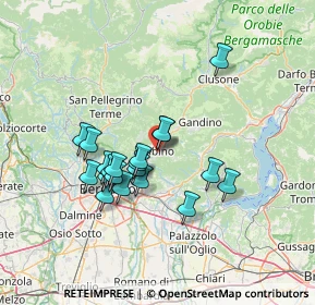 Mappa Via Guglielmo Marconi, 24021 Albino BG, Italia (11.608)
