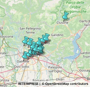 Mappa Via Guglielmo Marconi, 24021 Albino BG, Italia (10.84)