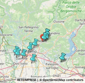 Mappa Via Guglielmo Marconi, 24021 Albino BG, Italia (12.6175)