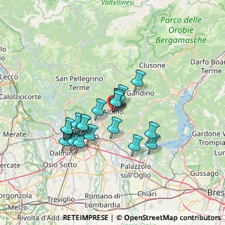 Mappa Via Guglielmo Marconi, 24021 Albino BG, Italia (11.10895)