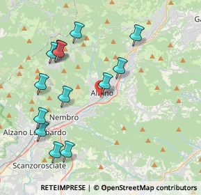 Mappa Via Guglielmo Marconi, 24021 Albino BG, Italia (4.29077)