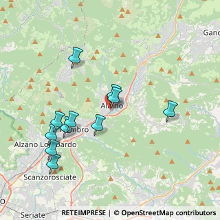 Mappa Via Guglielmo Marconi, 24021 Albino BG, Italia (3.89818)
