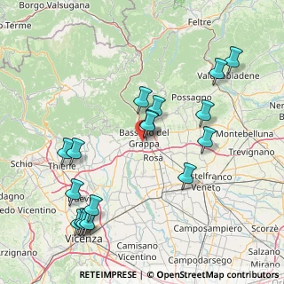 Mappa Sottopasso Alcide de Gasperi, 36061 Bassano del Grappa VI, Italia (17.68588)