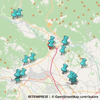 Mappa Via del Bo, 36013 Piovene Rocchette VI, Italia (5.2815)