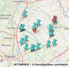 Mappa Via Madorbo, 31010 Cimadolmo TV, Italia (7.24895)