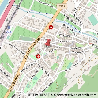Mappa Via Roma, 176, 38061 Ala, Trento (Trentino-Alto Adige)