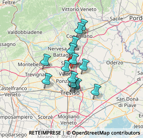 Mappa Via Sile, 31027 Spresiano TV, Italia (9.45071)