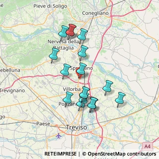 Mappa Via Sile, 31027 Spresiano TV, Italia (6.48647)
