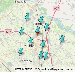Mappa Via Sile, 31027 Spresiano TV, Italia (3.46364)