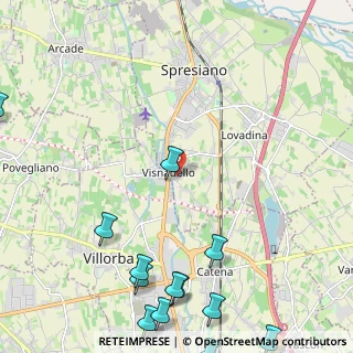 Mappa Via Sile, 31027 Spresiano TV, Italia (3.34692)