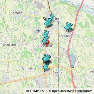 Mappa Via Sile, 31027 Spresiano TV, Italia (1.595)