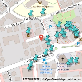 Mappa Via Mafalda di Savoia, 24021 Albino BG, Italia (0.0832)