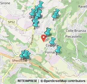 Mappa Via del Piano, 23884 Castello di Brianza LC, Italia (0.949)