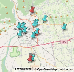 Mappa Via Lorenzo Perosi, 36060 Romano D'ezzelino VI, Italia (3.39231)