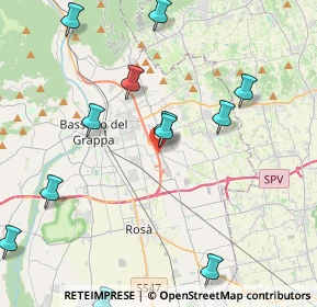 Mappa Via Lorenzo Perosi, 36060 Romano D'ezzelino VI, Italia (6.08)