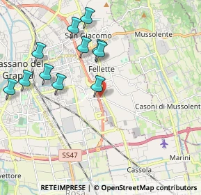 Mappa Via Lorenzo Perosi, 36060 Romano D'ezzelino VI, Italia (2.3225)