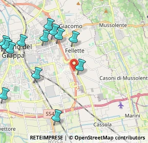 Mappa Via Lorenzo Perosi, 36060 Romano D'ezzelino VI, Italia (2.70857)