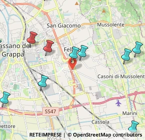 Mappa Via Lorenzo Perosi, 36060 Romano D'ezzelino VI, Italia (2.77455)