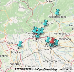 Mappa Via Lorenzo Perosi, 36060 Romano D'ezzelino VI, Italia (10.42)