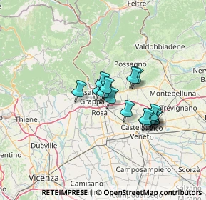 Mappa Via Lorenzo Perosi, 36060 Romano D'ezzelino VI, Italia (9.81625)