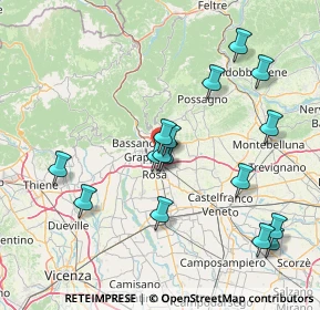 Mappa Via Lorenzo Perosi, 36060 Romano D'ezzelino VI, Italia (15.48188)
