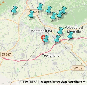 Mappa Via Sottoportico, 31044 Montebelluna TV, Italia (4.18273)