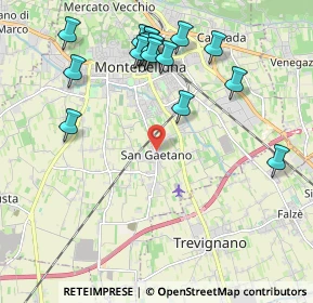 Mappa Via Sottoportico, 31044 Montebelluna TV, Italia (2.24824)