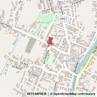 Mappa Via Spareda, 8, 30023 Concordia Sagittaria, Venezia (Veneto)