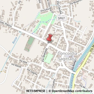 Mappa Via Spareda, 4, 30023 Concordia Sagittaria, Venezia (Veneto)