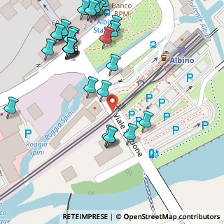 Mappa Viale Stazione, 24021 Albino BG, Italia (0.08)