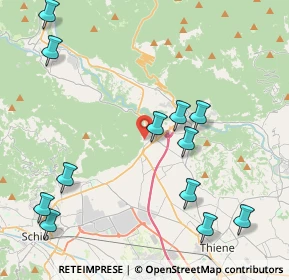 Mappa Via Libertà, 36013 Piovene Rocchette VI, Italia (4.94583)
