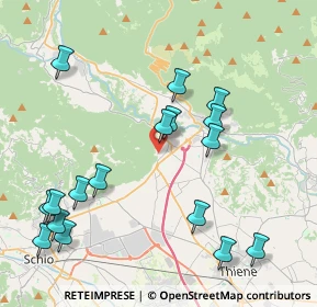 Mappa Via Libertà, 36013 Piovene Rocchette VI, Italia (4.63176)