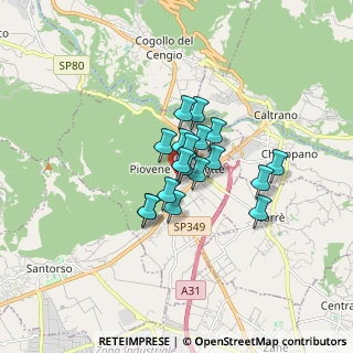 Mappa Via Libertà, 36013 Piovene Rocchette VI, Italia (1.01167)