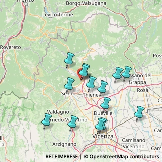 Mappa Via Libertà, 36013 Piovene Rocchette VI, Italia (14.72)
