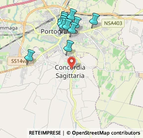 Mappa Via Antonio Carneo, 30023 Concordia Sagittaria VE, Italia (2.02455)