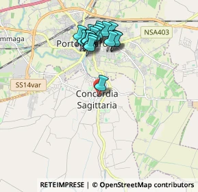 Mappa Via Antonio Carneo, 30023 Concordia Sagittaria VE, Italia (1.7705)
