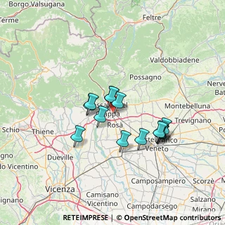 Mappa Via Delle More, 36061 Bassano del Grappa VI, Italia (10.86786)