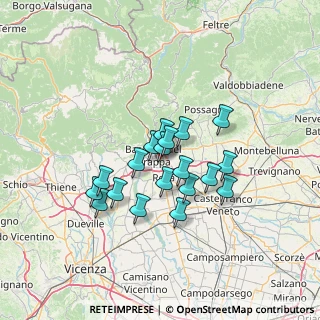 Mappa Via Delle More, 36061 Bassano del Grappa VI, Italia (10.35211)