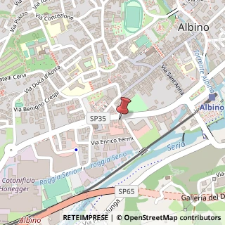 Mappa Via Alessandro Volta, 2, 24021 Albino, Bergamo (Lombardia)