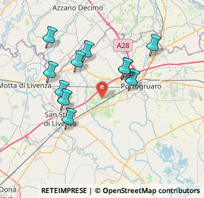 Mappa Via Belvedere, 30026 Portogruaro VE, Italia (6.73636)