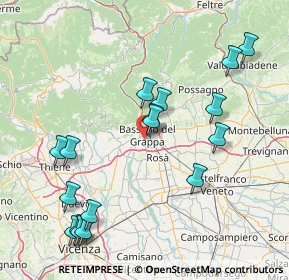 Mappa Via G. Bernardoni, 36061 Bassano del Grappa VI, Italia (17.68824)