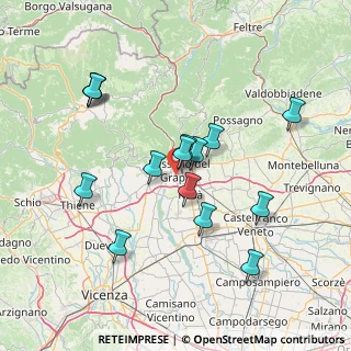 Mappa Via G. Bernardoni, 36061 Bassano del Grappa VI, Italia (13.974)